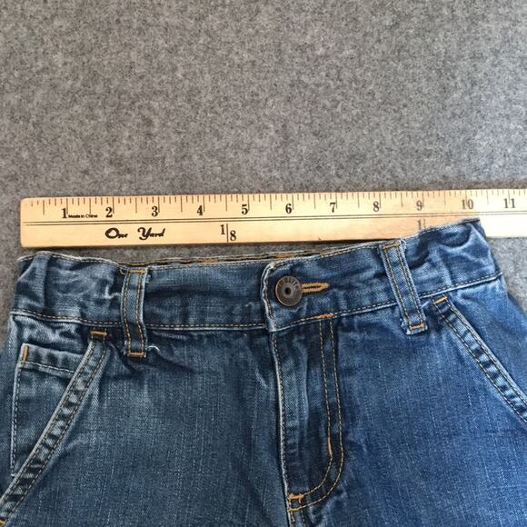 Old Navy Boys 5 Shorts Blue Carpenter Loop Denim Adjustable 100% Cotton Utility - Picture 9 of 11